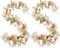 (2 PCS) -Fall Maple Leaf Garland with White Pumpkins Clusters